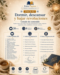 02. Dormir, descansar y bajar revoluciones - 26 libros, 8 audios sobre rutinas nocturnas, relajación e higiene del sueño