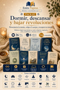 02. Dormir, descansar y bajar revoluciones - 26 libros, 8 audios sobre rutinas nocturnas, relajación e higiene del sueño