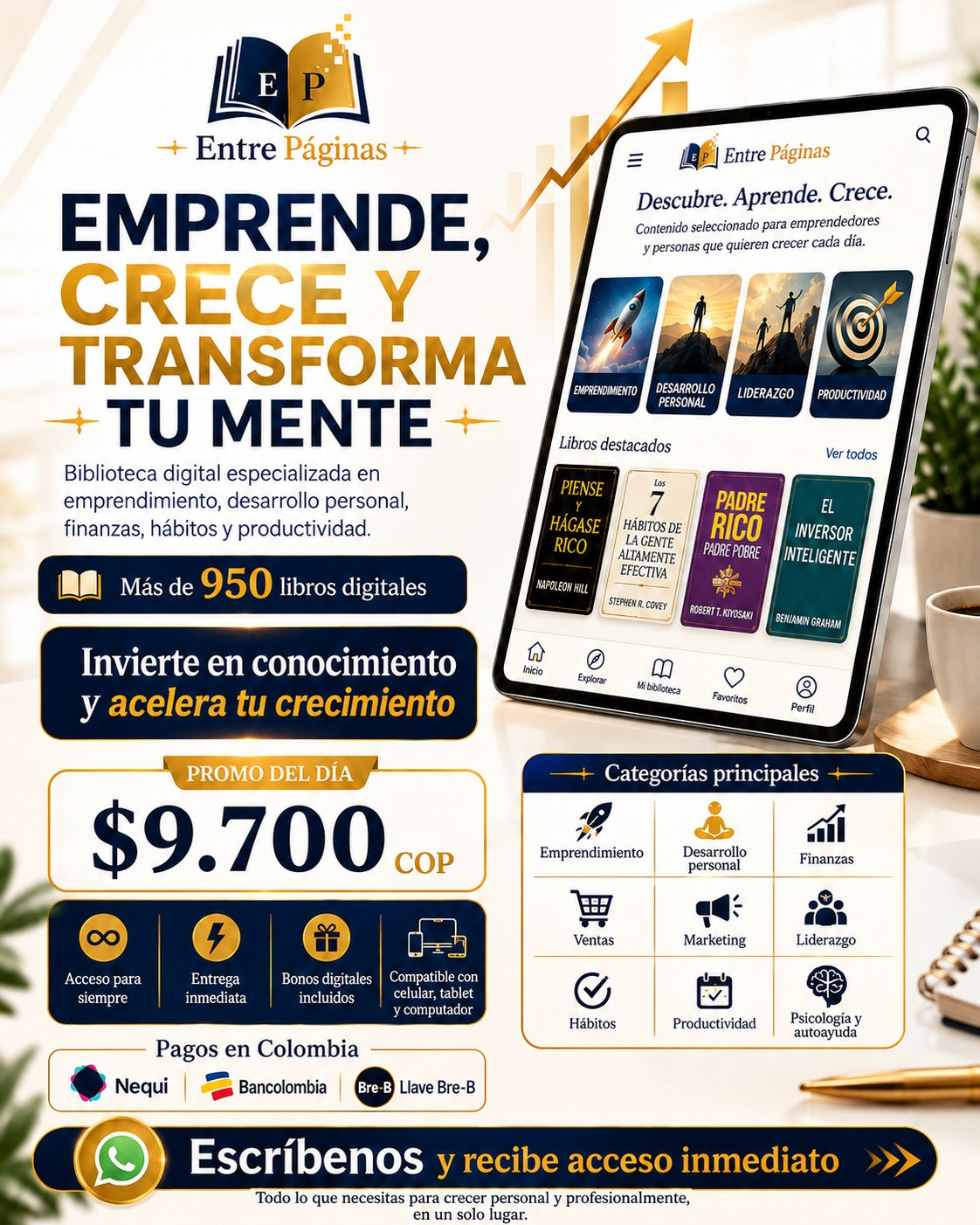 🚀 EL CRECIMIENTO DE TU NEGOCIO COMIENZA EN TU MENTE