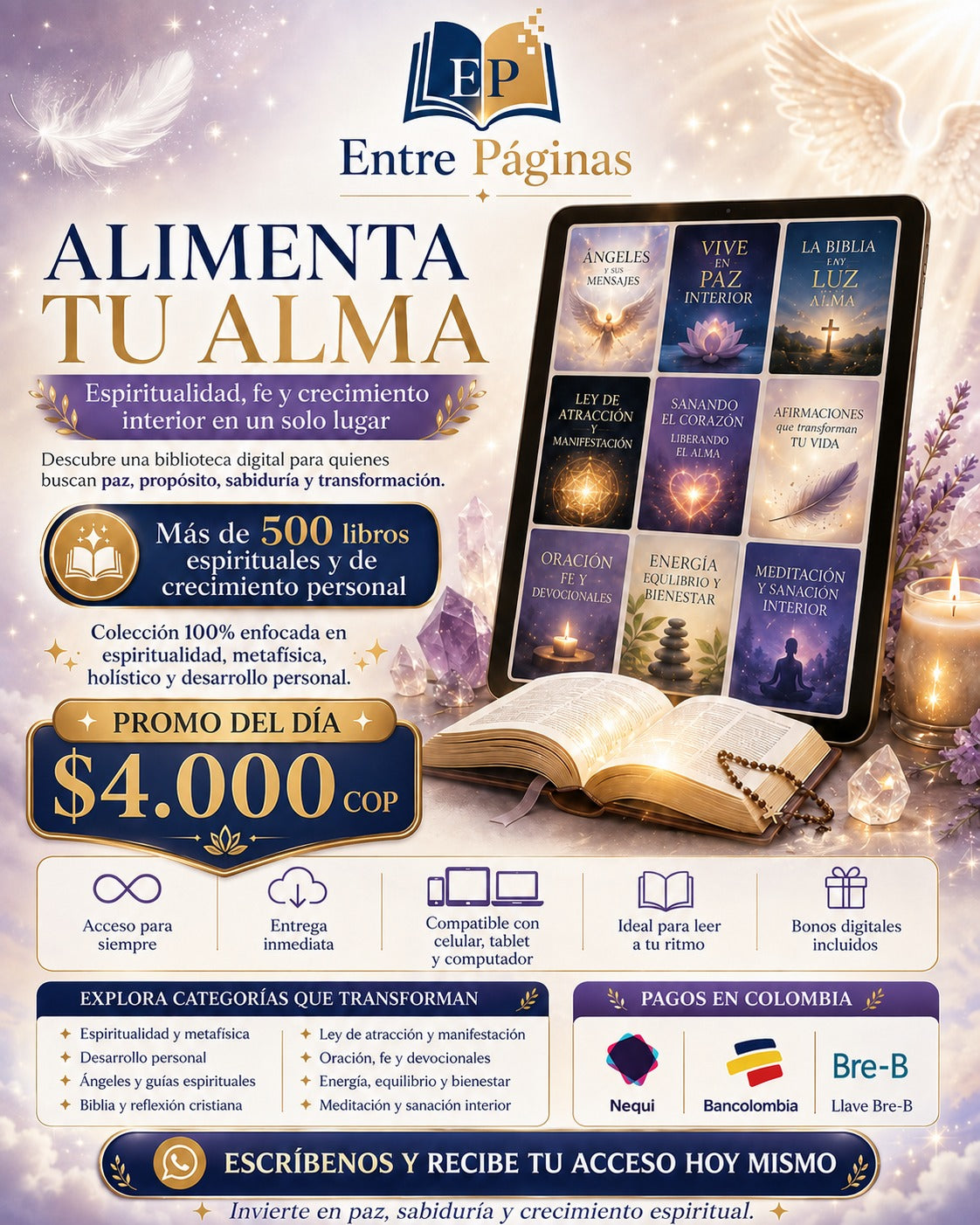 ✨ ALIMENTA TU ALMA Y TRANSFORMA TU INTERIOR